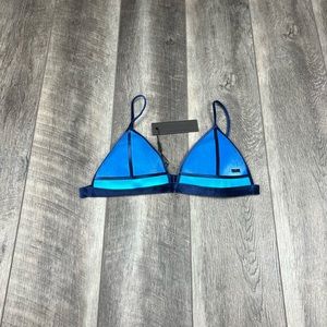 Triangl Blue Velvet Bikini‎ Top